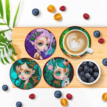 Carica l'immagine nel visualizzatore di Gallery, Sottobicchiere Diamond Painting 5D Elfi