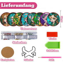 Carica l'immagine nel visualizzatore di Gallery, Sottobicchiere Diamond Painting 5D Elfi