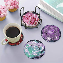 Carica l'immagine nel visualizzatore di Gallery, Sottobicchiere Diamond Painting 5D Rose Colorate