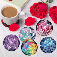 Carica l'immagine nel visualizzatore di Gallery, Sottobicchiere Diamond Painting 5D Rose Colorate