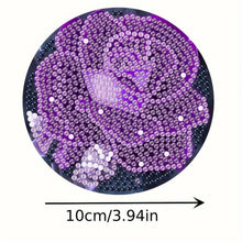 Carica l'immagine nel visualizzatore di Gallery, Sottobicchiere Diamond Painting 5D Rose Colorate