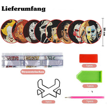 Carica l'immagine nel visualizzatore di Gallery, Sottobicchiere Diamond Painting 5D Halloween