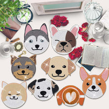 Carica l'immagine nel visualizzatore di Gallery, Sottobicchieri Diamond Painting 5D Cani