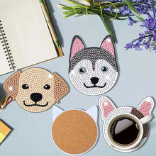 Carica l'immagine nel visualizzatore di Gallery, Sottobicchieri Diamond Painting 5D Cani