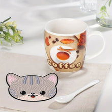Carica l'immagine nel visualizzatore di Gallery, Sottobicchiere Diamond Painting 5D Gatti