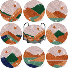 Carica l'immagine nel visualizzatore di Gallery, Sottobicchiere Diamond Painting 5D con Paesaggio