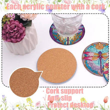 Carica l'immagine nel visualizzatore di Gallery, Sottobicchiere Diamond Painting 5D Libellule