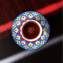 Carica l'immagine nel visualizzatore di Gallery, Sottobicchiere Diamond Painting 5D con design di Mandala