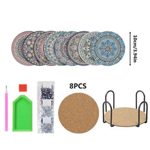 Carica l'immagine nel visualizzatore di Gallery, Sottobicchiere Diamond Art Mandala