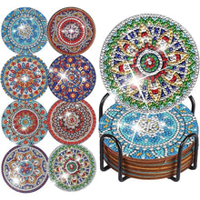 Carica l'immagine nel visualizzatore di Gallery, Sottobicchiere Diamond Art Mandala