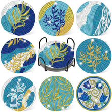 Carica l'immagine nel visualizzatore di Gallery, Sottobicchiere Diamond Painting 5D con Piante