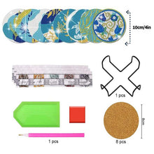Carica l'immagine nel visualizzatore di Gallery, Sottobicchiere Diamond Painting 5D con Piante
