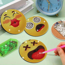 Carica l'immagine nel visualizzatore di Gallery, Sottobicchiere Diamond Painting 5D Emoji