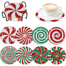 Carica l'immagine nel visualizzatore di Gallery, Sottobicchiere Diamond Painting 5D con Spirale