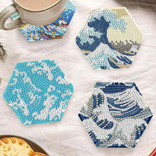 Carica l'immagine nel visualizzatore di Gallery, Sottobicchiere Diamond Painting 5D Onde d'Acqua