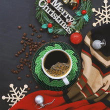 Carica l&#39;immagine nel visualizzatore di Gallery, Sottobicchiere Diamond Painting 5D con Natale
