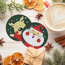 Carica l&#39;immagine nel visualizzatore di Gallery, Sottobicchiere Diamond Painting 5D Tema di Natale