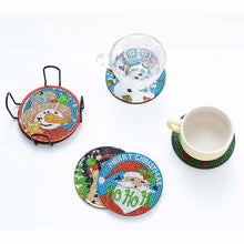 Carica l&#39;immagine nel visualizzatore di Gallery, Sottobicchiere Diamond Painting 5D Set di Natale 2