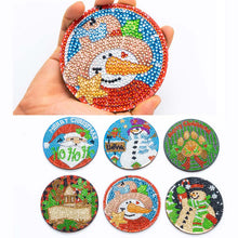 Carica l&#39;immagine nel visualizzatore di Gallery, Sottobicchiere Diamond Painting 5D Set di Natale 2