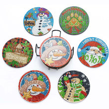 Carica l&#39;immagine nel visualizzatore di Gallery, Sottobicchieri Diamond Painting 5D Set di Natale 2