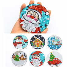 Carica l&#39;immagine nel visualizzatore di Gallery, Sottobicchiere Diamond Art Natale