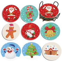 Carica l&#39;immagine nel visualizzatore di Gallery, Sottobicchiere Diamond Painting 5D Natale