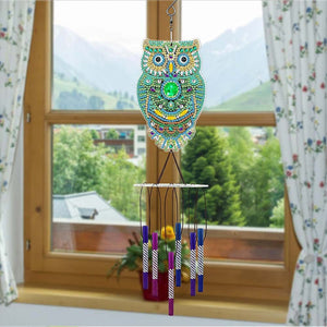 Ciondolo Diamond Painting con Gufo