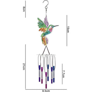 Ciondolo Diamond Painting con Colibrì