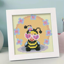 Carica l'immagine nel visualizzatore di Gallery, Kit Diamond Painting 5D per Bambini - Ape con Cornice Fotografica