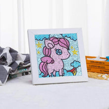 Carica l'immagine nel visualizzatore di Gallery, Diamond Painting 5D Bambini Unicorno con Cornice Fotografica