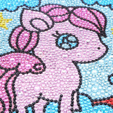 Carica l'immagine nel visualizzatore di Gallery, Kit Diamond Painting 5D per Bambini - Pony con Cornice Fotografica
