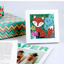 Carica l'immagine nel visualizzatore di Gallery, Kit Diamond Painting 5D per Bambini - Volpe con Cornice Fotografica