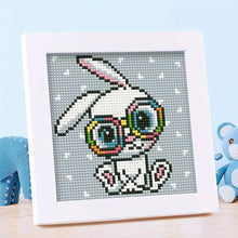 Carica l'immagine nel visualizzatore di Gallery, Kit Diamond Painting 5D per Bambini - Coniglio con Cornice Fotografica