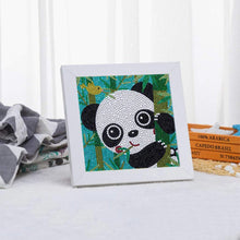Carica l'immagine nel visualizzatore di Gallery, Kit Diamond Painting 5D per Bambini - Panda con Cornice Fotografica