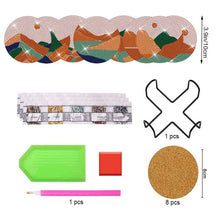 Carica l'immagine nel visualizzatore di Gallery, Sottobicchiere Diamond Painting 5D con Paesaggio