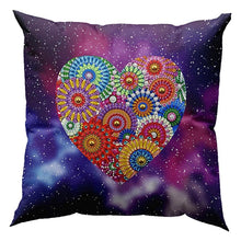 Carica l'immagine nel visualizzatore di Gallery, Fodera per Cuscino Diamond Painting 5D 30x30 cm Mandala Cuore