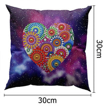 Carica l'immagine nel visualizzatore di Gallery, Fodera per Cuscino Diamond Painting 5D 30x30 cm Mandala Cuore
