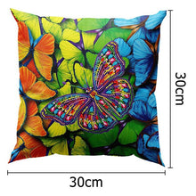 Carica l'immagine nel visualizzatore di Gallery, Fodera per Cuscino Diamond Painting 5D 30x30 cm Farfalla