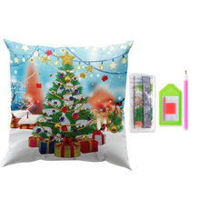 Carica l'immagine nel visualizzatore di Gallery, Federa Diamond Painting 5D 30x30 cm Albero di Natale