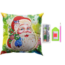 Carica l'immagine nel visualizzatore di Gallery, Fodera per Cuscino Diamond Painting 5D 30x30 cm Babbo Natale