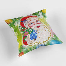 Carica l'immagine nel visualizzatore di Gallery, Fodera per Cuscino Diamond Painting 5D 30x30 cm Babbo Natale