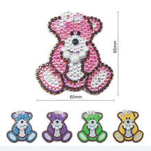 Carica l'immagine nel visualizzatore di Gallery, Portachiavi Diamond Painting 5D Orso 5 Pezzi