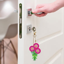 Carica l'immagine nel visualizzatore di Gallery, Portachiavi Diamond Painting 5D Bouquet di Fiori 5 Pezzi