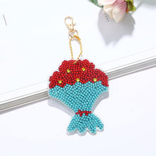 Carica l'immagine nel visualizzatore di Gallery, Portachiavi Diamond Painting 5D Mazzo di Fiori