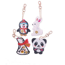 Carica l'immagine nel visualizzatore di Gallery, Portachiavi Diamond Painting 5D Animali Cartoon