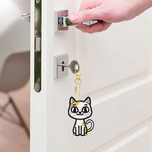 Carica l'immagine nel visualizzatore di Gallery, Portachiavi Diamond Art Gatti 5 Pezzi