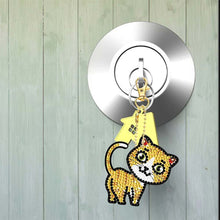 Carica l'immagine nel visualizzatore di Gallery, Portachiavi Diamond Art Gatti 5 Pezzi