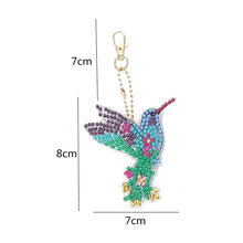Carica l'immagine nel visualizzatore di Gallery, Portachiavi Diamond Painting 5D Colibrì 4 Pezzi