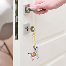 Carica l'immagine nel visualizzatore di Gallery, Portachiavi Diamond Painting 5D Lama 5 Pezzi