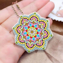 Carica l'immagine nel visualizzatore di Gallery, Portachiavi Diamond Painting 5D Fiori Mandala 5 Pezzi